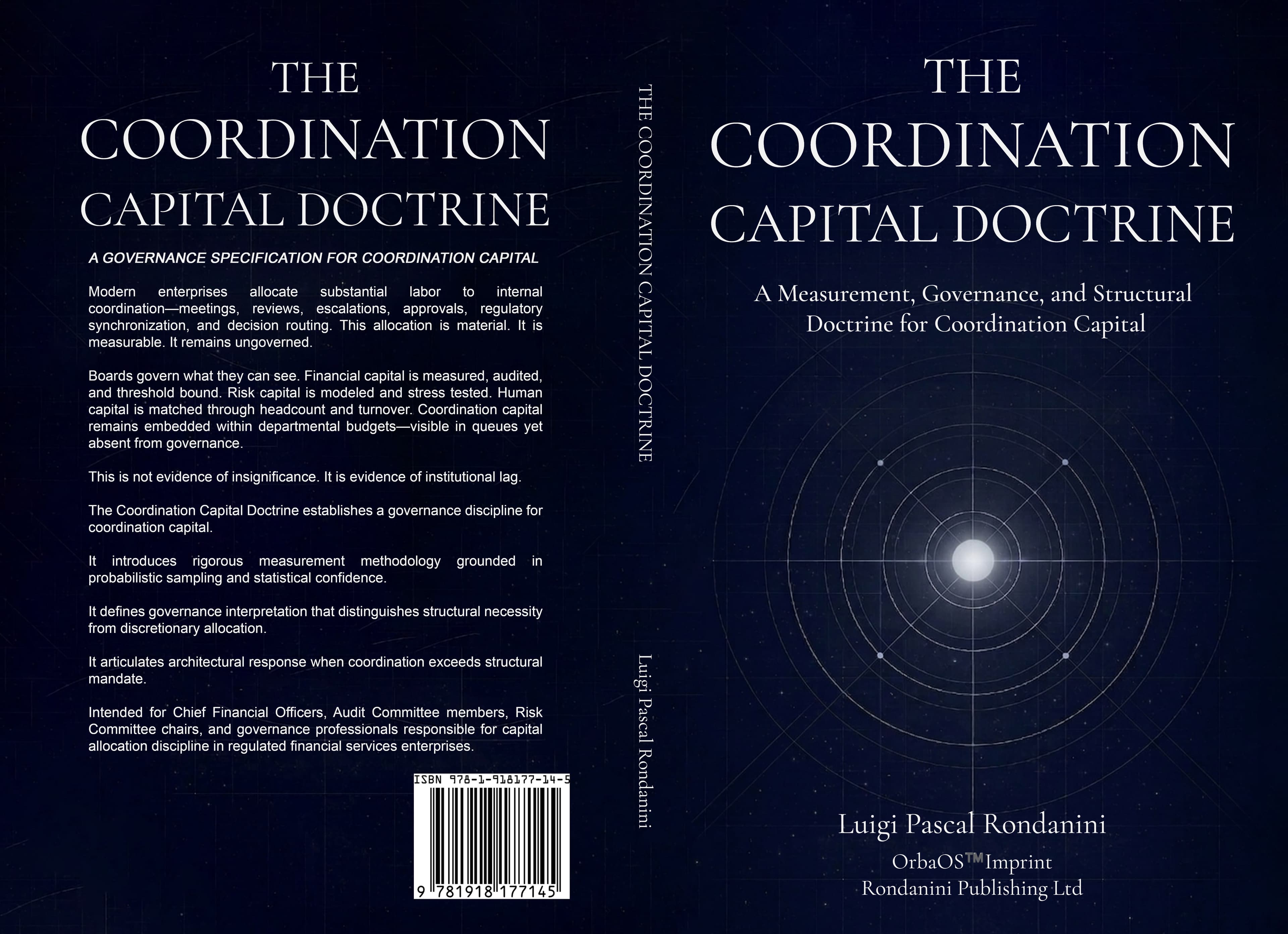 The Coordination Capital Doctrine — paperback cover